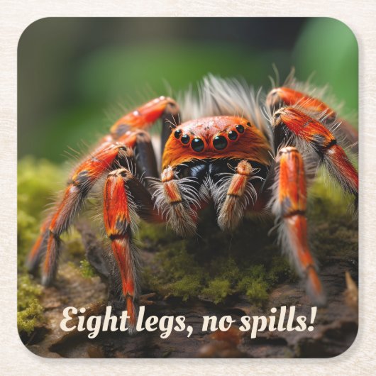 🕷️ Red Arachnid Marvel Rechteckiger Pappuntersetzer (Vorderseite)