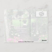 Red Arch and Blume, Victoria, British Columbia, Postkarte (Rückseite)