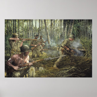 Red Arrow im Krieg von Michael Gnatek Print Poster