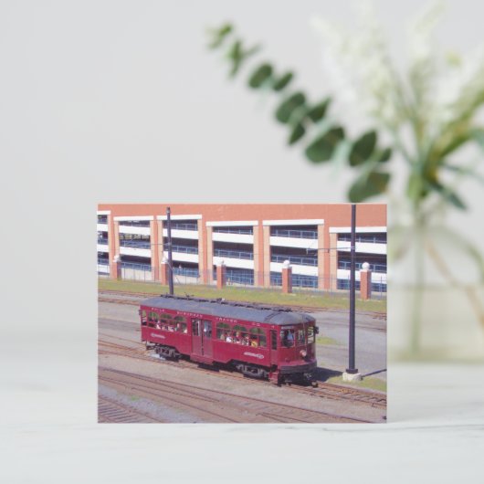 Red Arrow Lines Brill Car #76 Postkarten (Stehend Vorderseite)