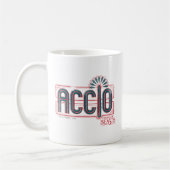Red Art Deco ACCIO™ Spell Graphic Kaffeetasse (Links)