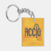 Red Art Deco ACCIO™ Spell Graphic Schlüsselanhänger (Vorderseite links)