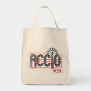 Red Art Deco ACCIO™ Spell Graphic Tragetasche