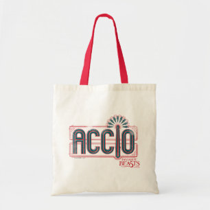 Red Art Deco ACCIO™ Spell Graphic Tragetasche