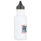 Red Art Deco ACCIO™ Spell Graphic Trinkflasche (Links)