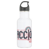 Red Art Deco ACCIO™ Spell Graphic Trinkflasche (Vorderseite)