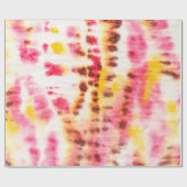 Red Artistic Dirty. Gefärbte Krawatte Textur. Grau Geschenkpapier (Flach)