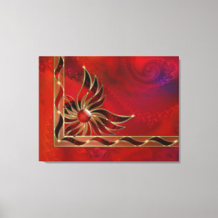 Red As Flame Canvas Print Leinwanddruck