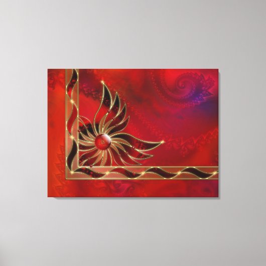 Red As Flame Canvas Print Leinwanddruck (Vorderseite)