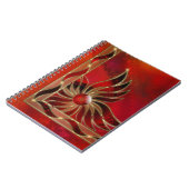 Red As Flame Notebook Notizblock (Linke Seite)