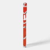 Red Asian Crane Pattern Case-Mate iPhone Hülle (Rückseite / Rechts)