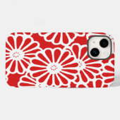 Red Asian Moods Floral Case-Mate iPhone Hülle (Rückseite (Horizontal))