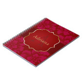 Red Asian Style Personalized Notizblock (Linke Seite)