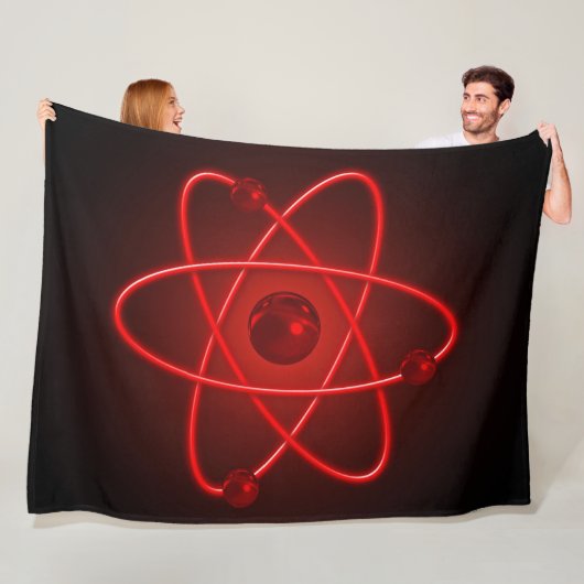 RED ATOM FLEECEDECKE (Beispiel)