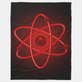 RED ATOM FLEECEDECKE (Vorderseite)