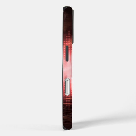 Red Audio Waves Case-Mate iPhone Hülle (Rückseite / Rechts)