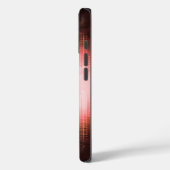 Red Audio Waves Case-Mate iPhone Hülle (Rückseite / Links)
