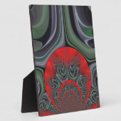 Red Aurora - Kunst Fotoplatte (Seite)