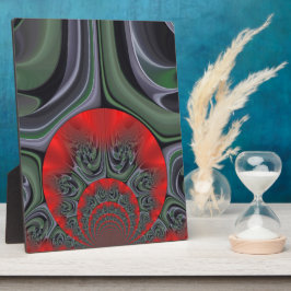 Red Aurora - Kunst Fotoplatte