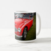 Red Austin Healey 3000 Klassiker Kaffeetasse (VorderseiteRechts)
