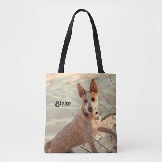 Red Australian Cattle Dog - Heeler - im Schnee Tasche (Vorderseite)