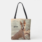 Red Australian Cattle Dog - Heeler - im Schnee Tasche (Rückseite)