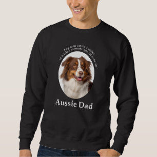 Red Australian Shepherd Dad Sweatshirt