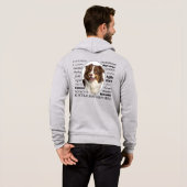 Red Australian Shepherd Traits Hoodie (Schwarz voll)