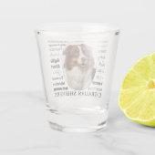 Red Australian Shepherd Traits Schnapsglas (Rückseite)