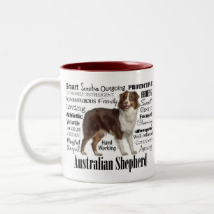 Red Australian Shepherd Traits Zweifarbige Tasse