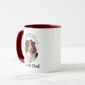 Red Australian Shepherd Vater Tasse (Vorderseite Links)