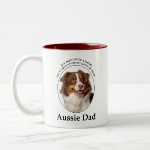 Red Australian Shepherd Vater Zweifarbige Tasse