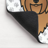 Red Australian Terrier Niedlich Cartoon Dog Mousepad (Ecke)