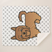 Red Australian Terrier Niedlich Cartoon Dog Sherpadecke (Vorderseite (Horizontal))