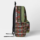 Red Autumn Foliage Marsh Personalisiert Bedruckter Rucksack (Links)