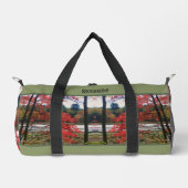Red Autumn Foliage Marsh Personalisiert Duffle Bag (Vorderseite)
