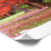 Red Autumn Glory by MiySpirit Poster (Ecke)