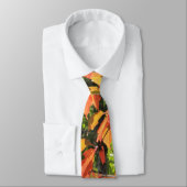 Red Autumn Leaves Krawatte (Gebunden)