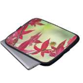 Red Autumn Leaves Laptopschutzhülle (Vorne Knopf)