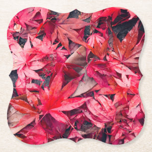 Red Autumn Leaves Untersetzer
