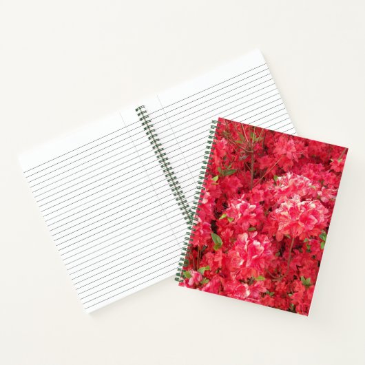 Red Azalea Notebook Notizblock (Innenseite)