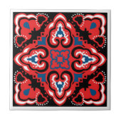 Red Azulejo Fliese (Vorderseite)