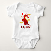 Red Baby Dragon 2024 Baby Strampler (Vorderseite)