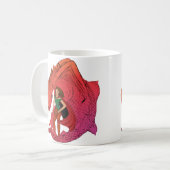 Red Baby Dragon Kaffeetasse (Vorderseite Links)