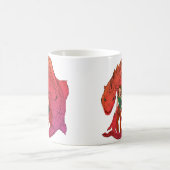 Red Baby Dragon Kaffeetasse (Mittel)