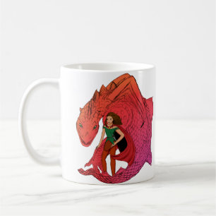 Red Baby Dragon Kaffeetasse
