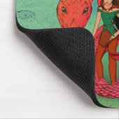 Red Baby Dragon Mousepad (Ecke)