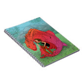 Red Baby Dragon Notizblock (Rechte Seite)