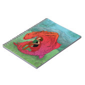 Red Baby Dragon Notizblock (Linke Seite)