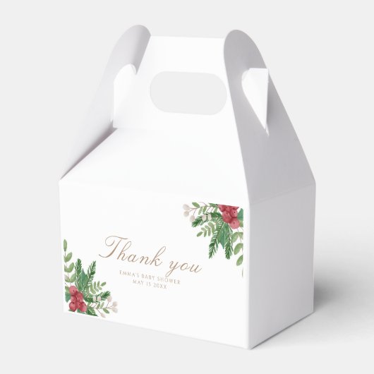 Red Baby Dress Baby Showbox Geschenkschachtel (Vorderseite)